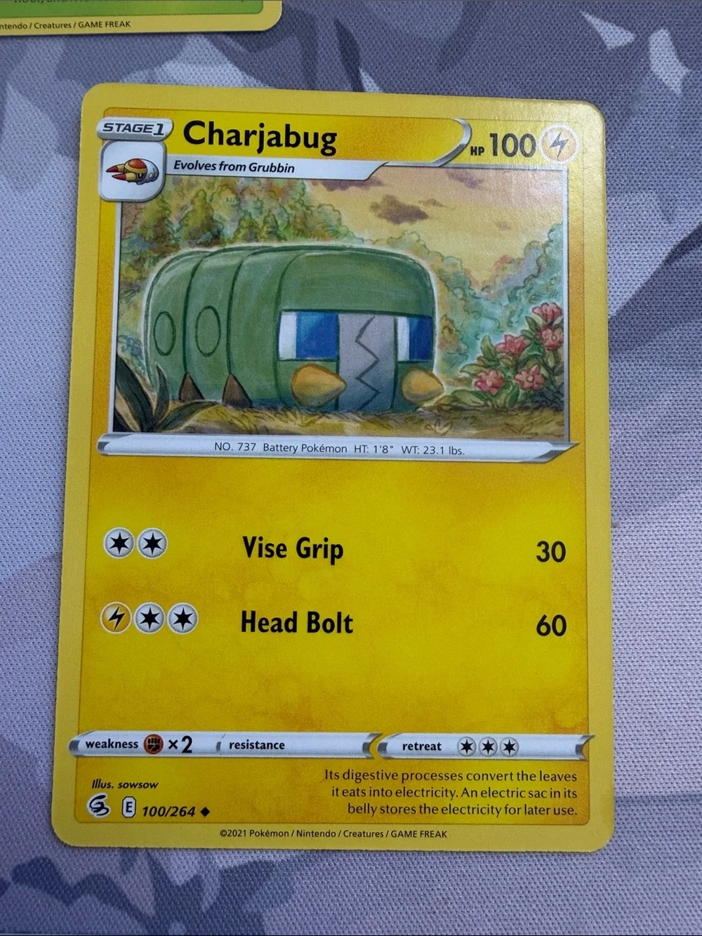 Grubbin, Charjabug, Vikavolt Evolution Line Lot | Fusion Strike + More | ✨5/$25✨